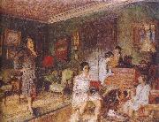Mrs Olga with her children Vuillard